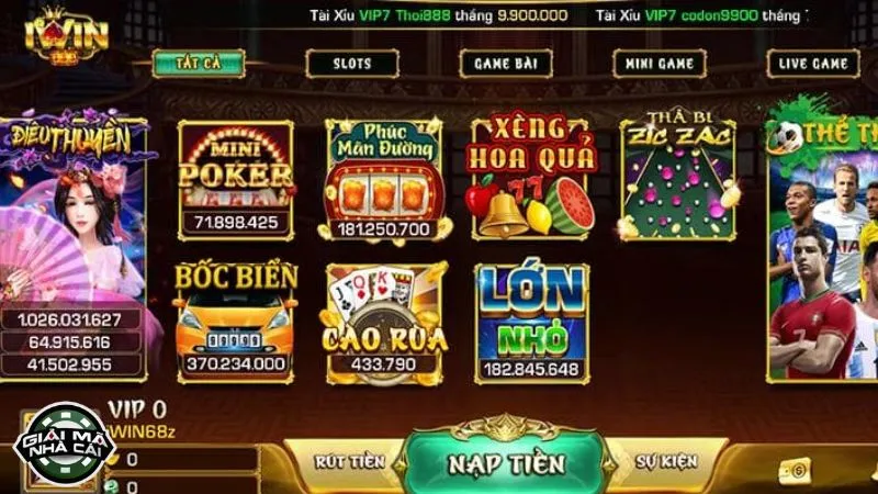 Kho trò chơi đa dạng