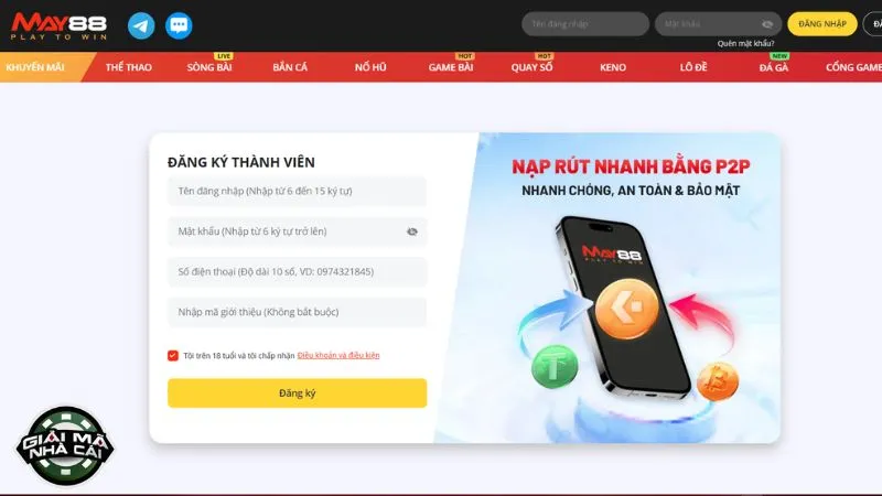 Quy trình đăng ký tài khoản